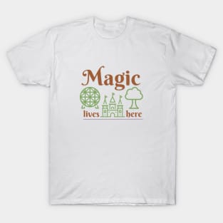 Magic Lives in Disney Parks T-Shirt